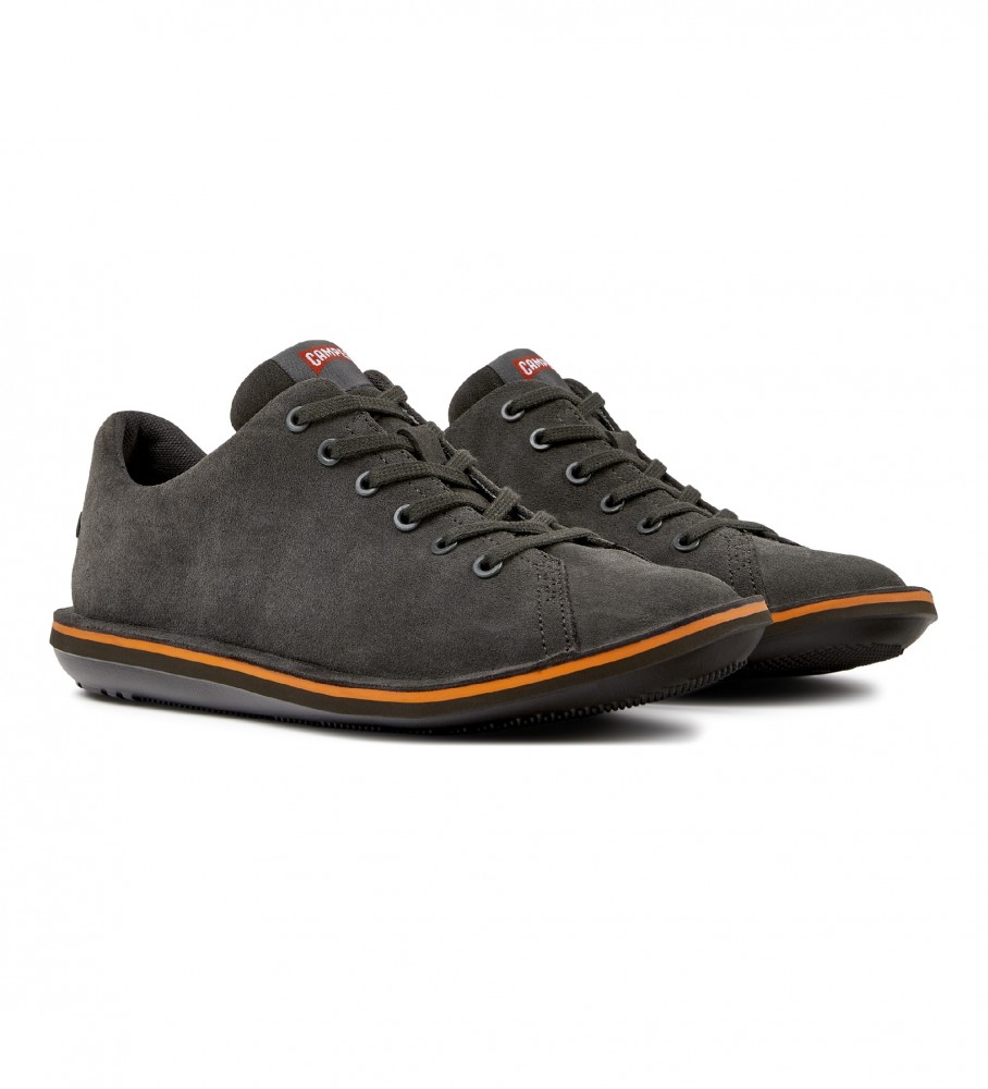 Sapatos de couro cinza Camper Beetle