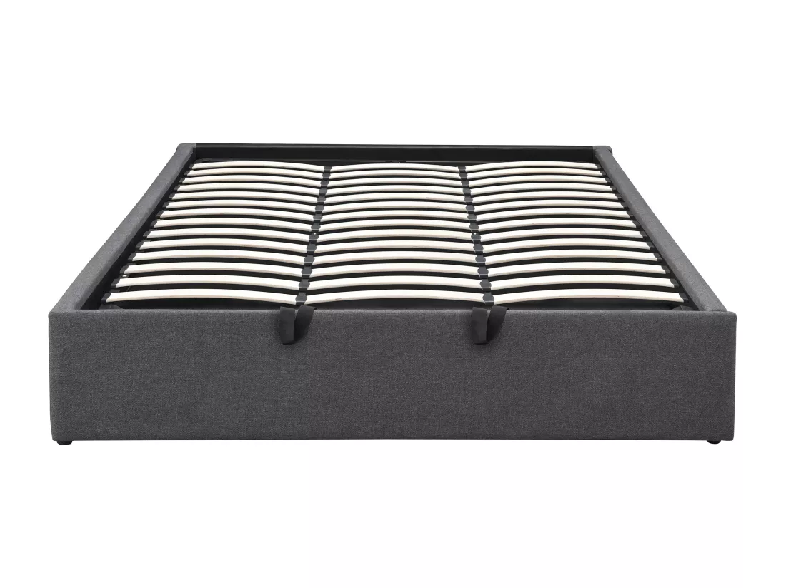 Sommier coffre et tiroir 180 x 200 cm - Gris anthracite - OSLA de YSMÉE