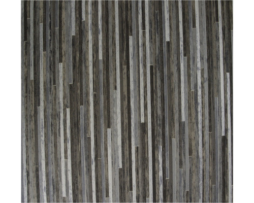 Elara PVC vloer, fijnstrooksparket, antraciet metallic, 300 cm breed (per meter verkocht)