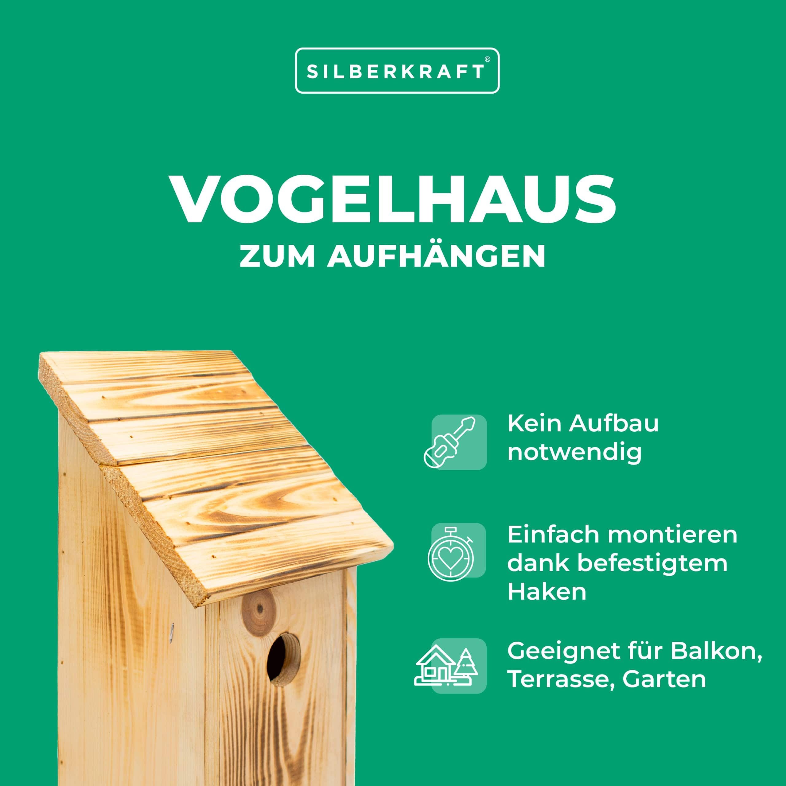 SILBERKRAFT Nistkasten