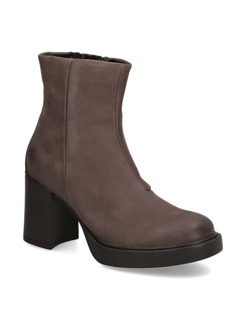 Glattleder Stiefelette