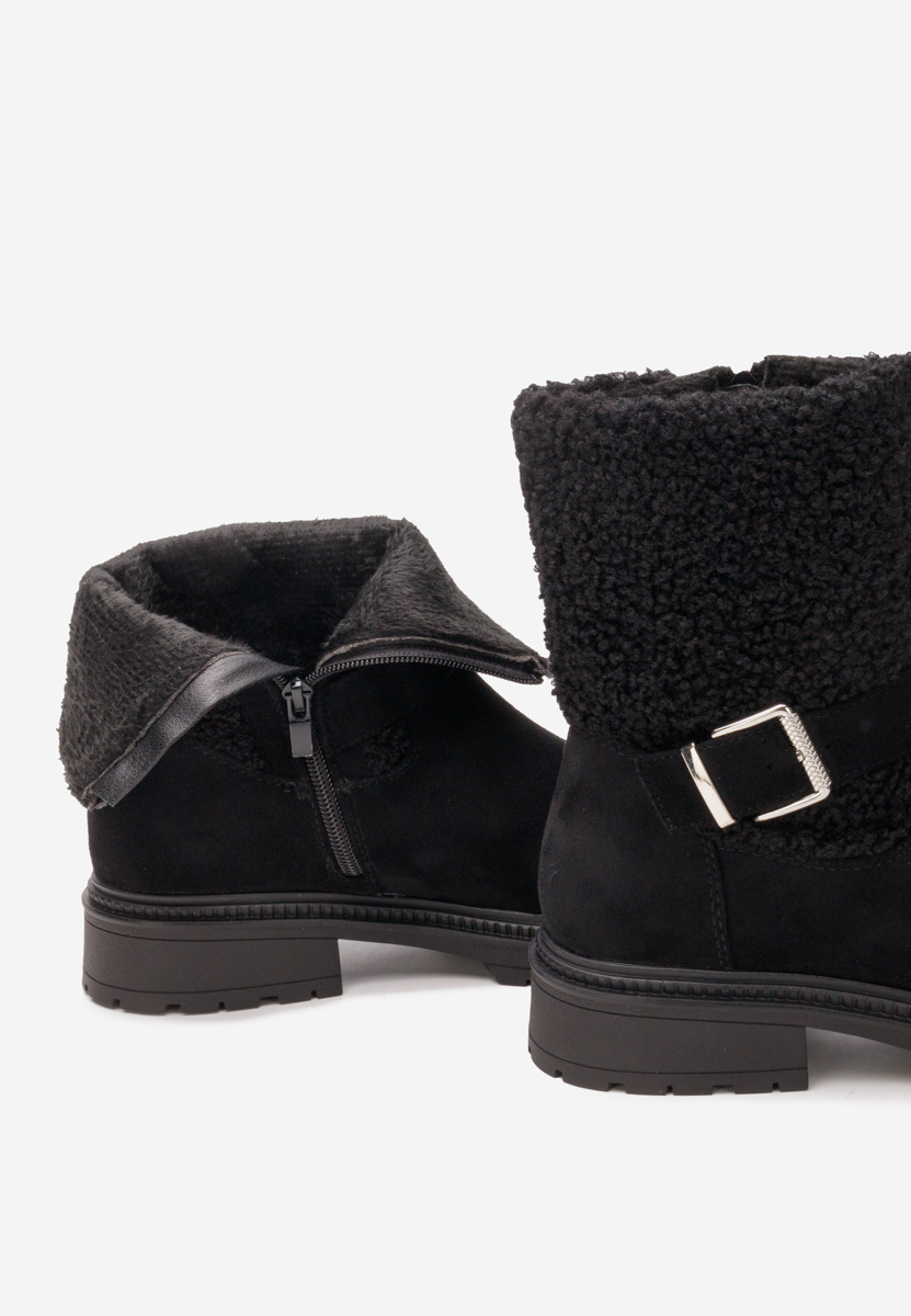Bottines doublées femme noires Sherill V2