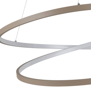 EGLO hanglamp Ruotale LED Ø70 cm zandkleur