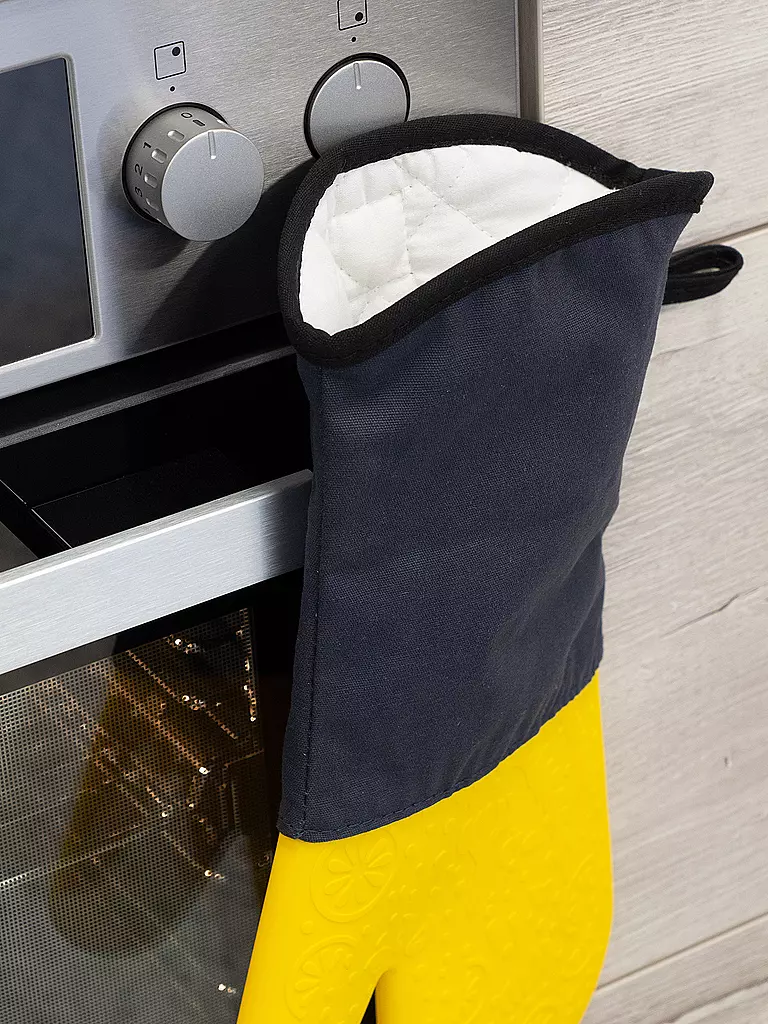 LURCH Silikon Backhandschuh Gelb / Schwarz gelb