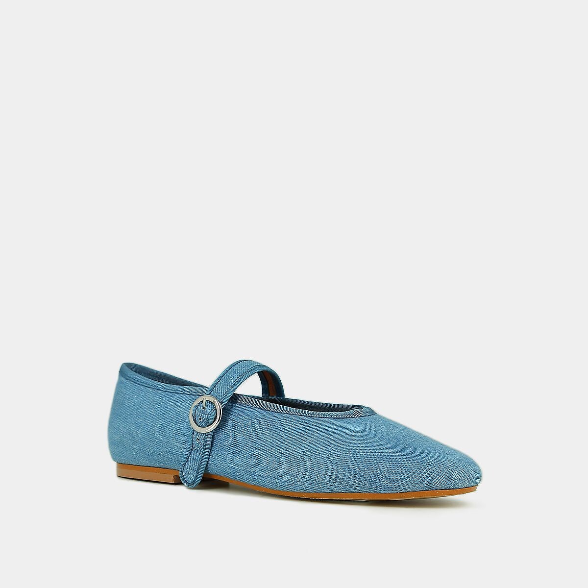JONAK<br>Sapatilhas de balé em denim Deesse, fabricadas na Europa