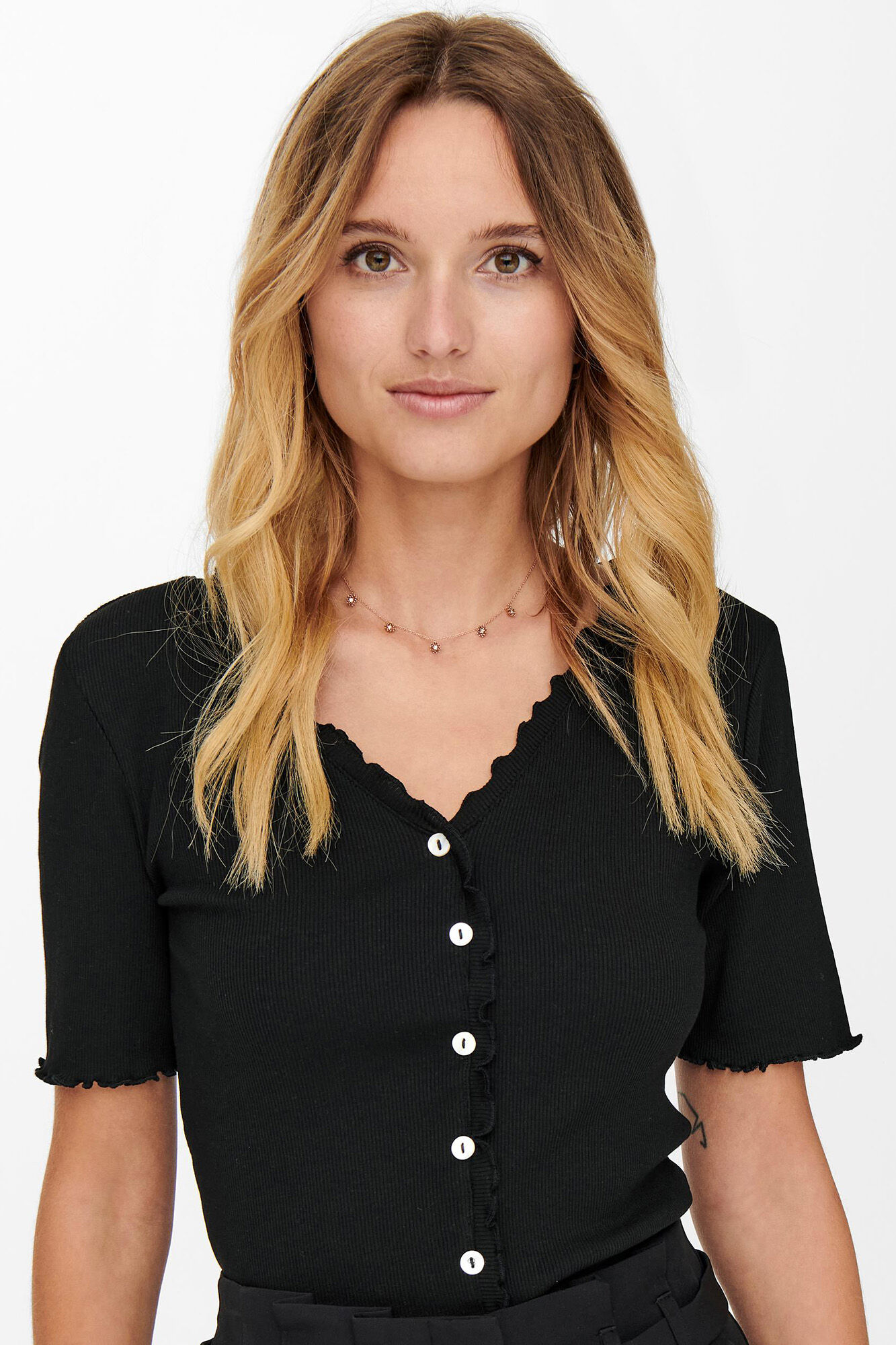 Blusa de manga curta