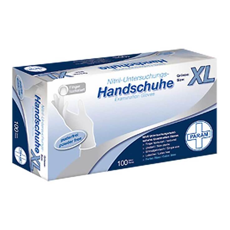 Handschuhe Einmal Nitril XL weiß, 100 St