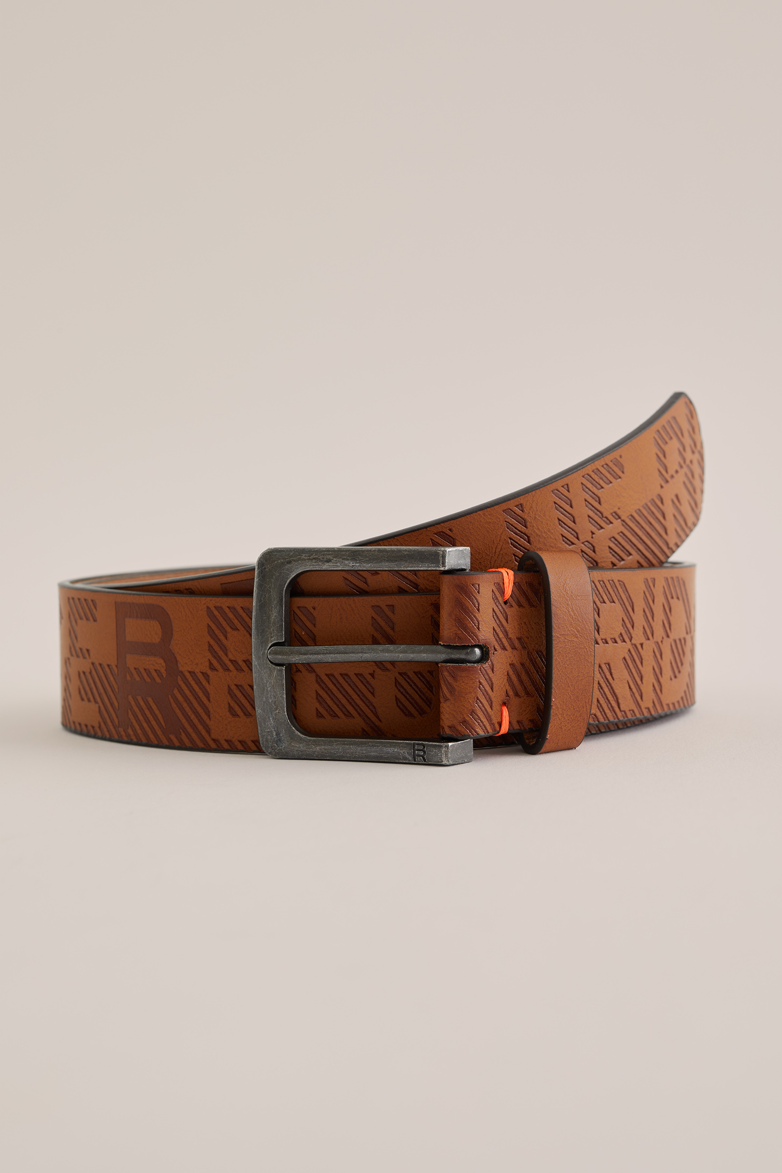 Jongens riem met dessin WE Fashion Donkerbruin