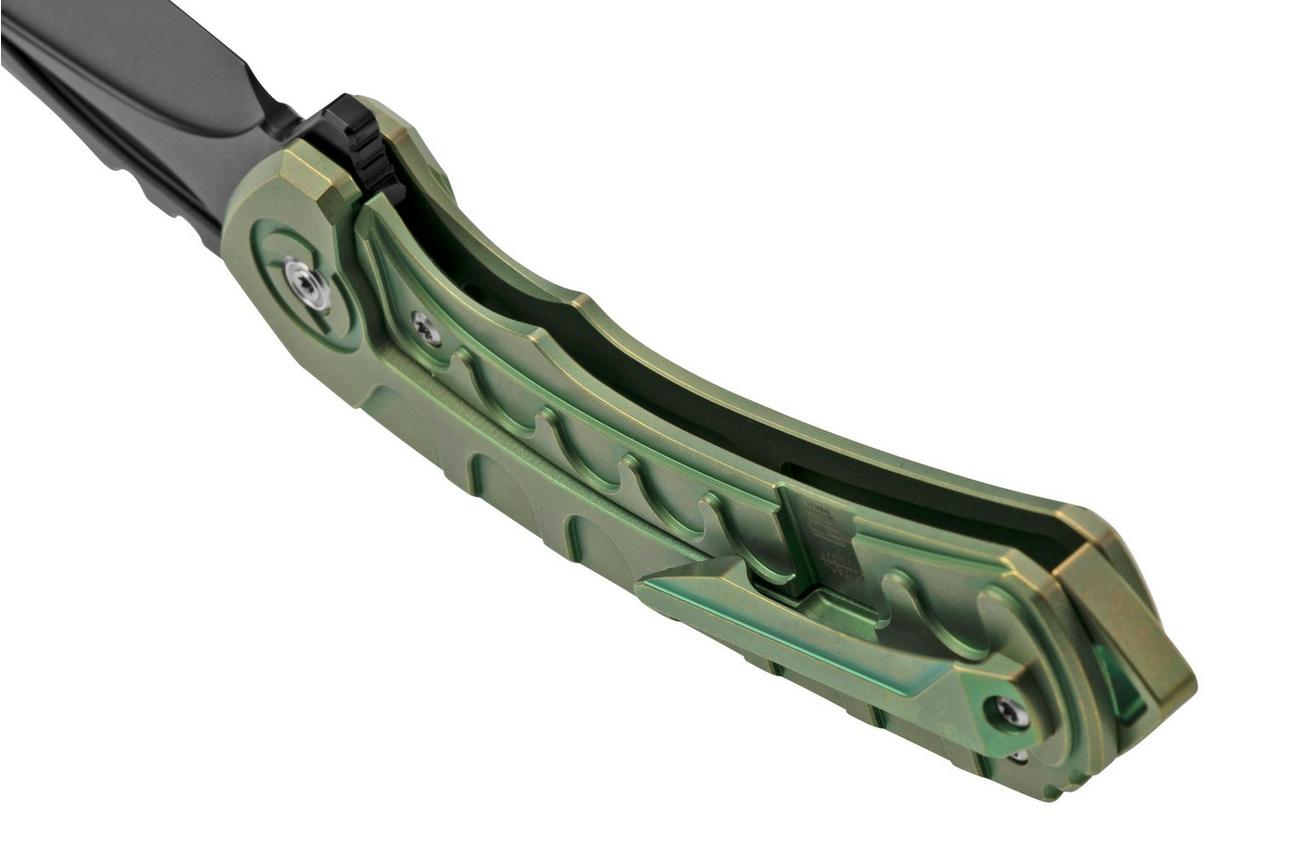 Bestech Buwaya BT2203D Black/Green Titanium, zakmes