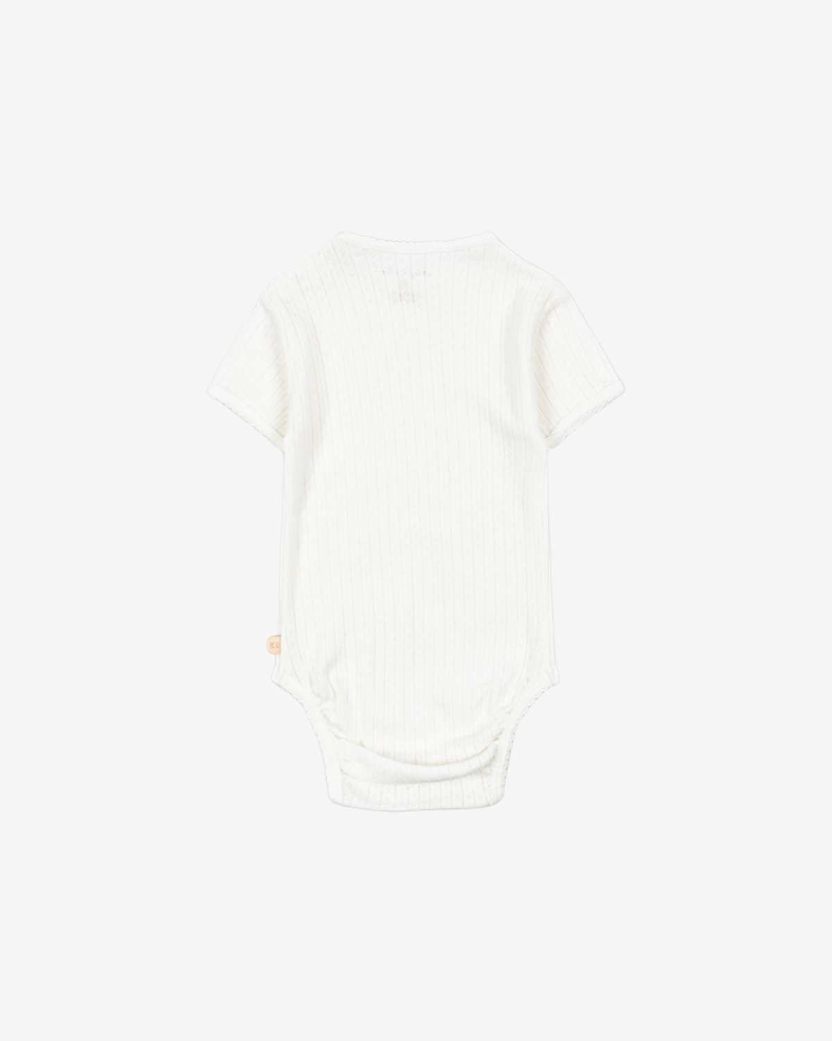 Body Kortermet – 100% Øko Bomull, Pointelle | Minnie Short Sleeve Body