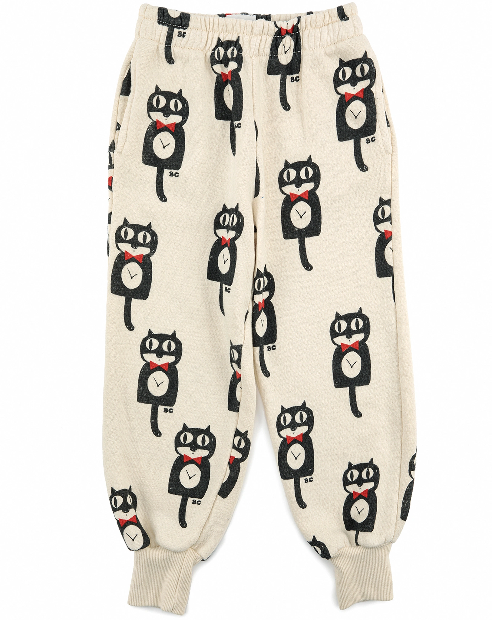 Jogginghose CAT O'CLOCK AOP in beige