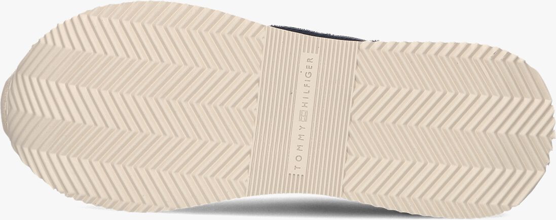 TOMMY HILFIGER blauwe tommy hilfiger lage sneakers corp webbing runner gold