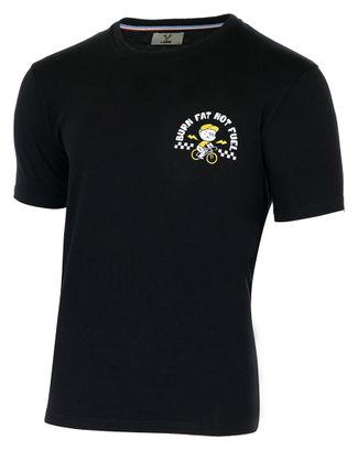 T-Shirt LeBram Burn Fat Not Fuel Noir
