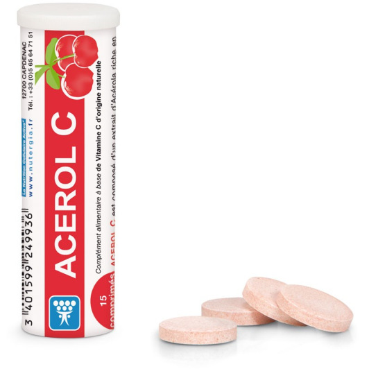 Acerol C Nutergia - Réduction de la fatigue