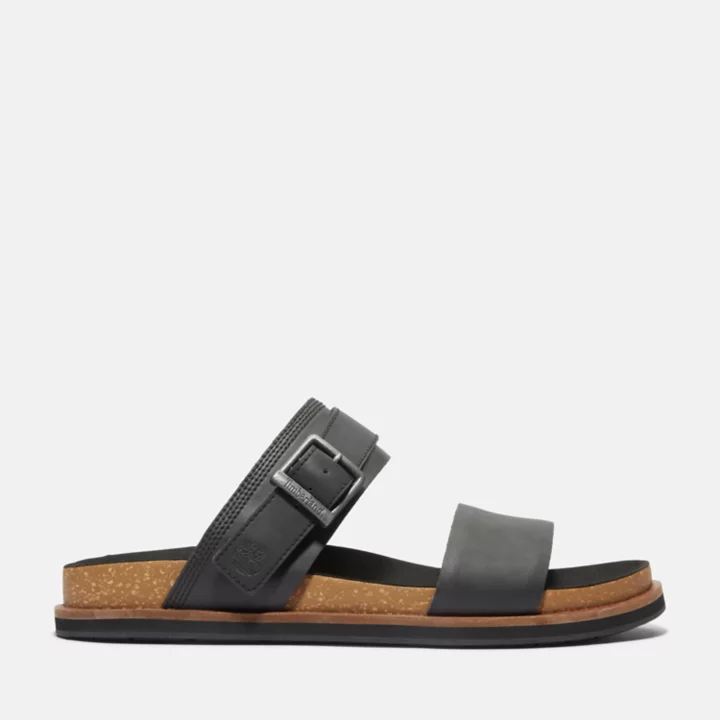 Sandale à double bride Amalfi Vibes pour homme en noir