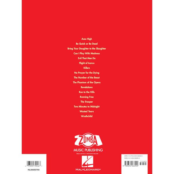 Hal Leonard Iron Maiden Anthology