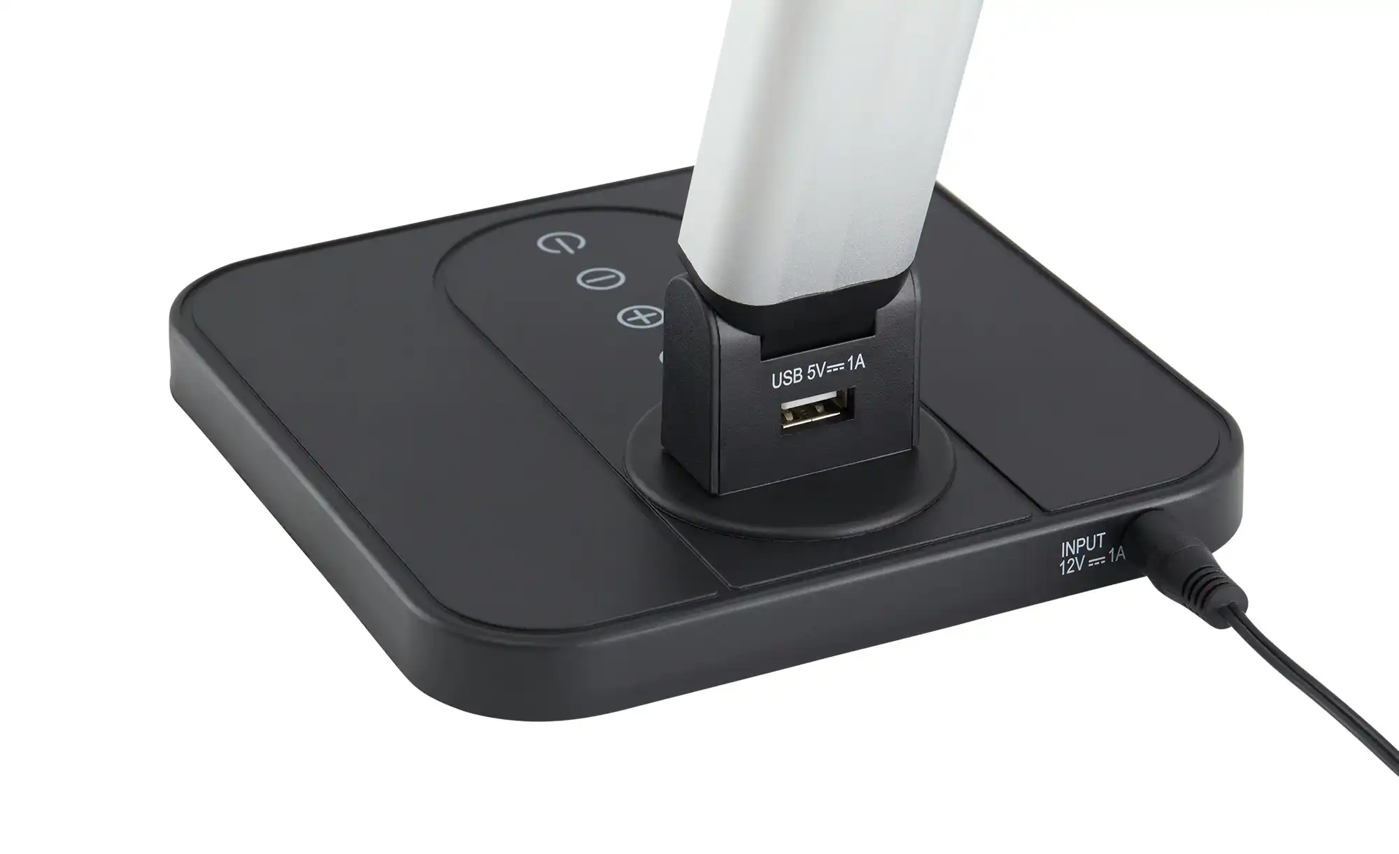 KHG LED-Tischleuchte, 1-flammig, Alu/schwarz