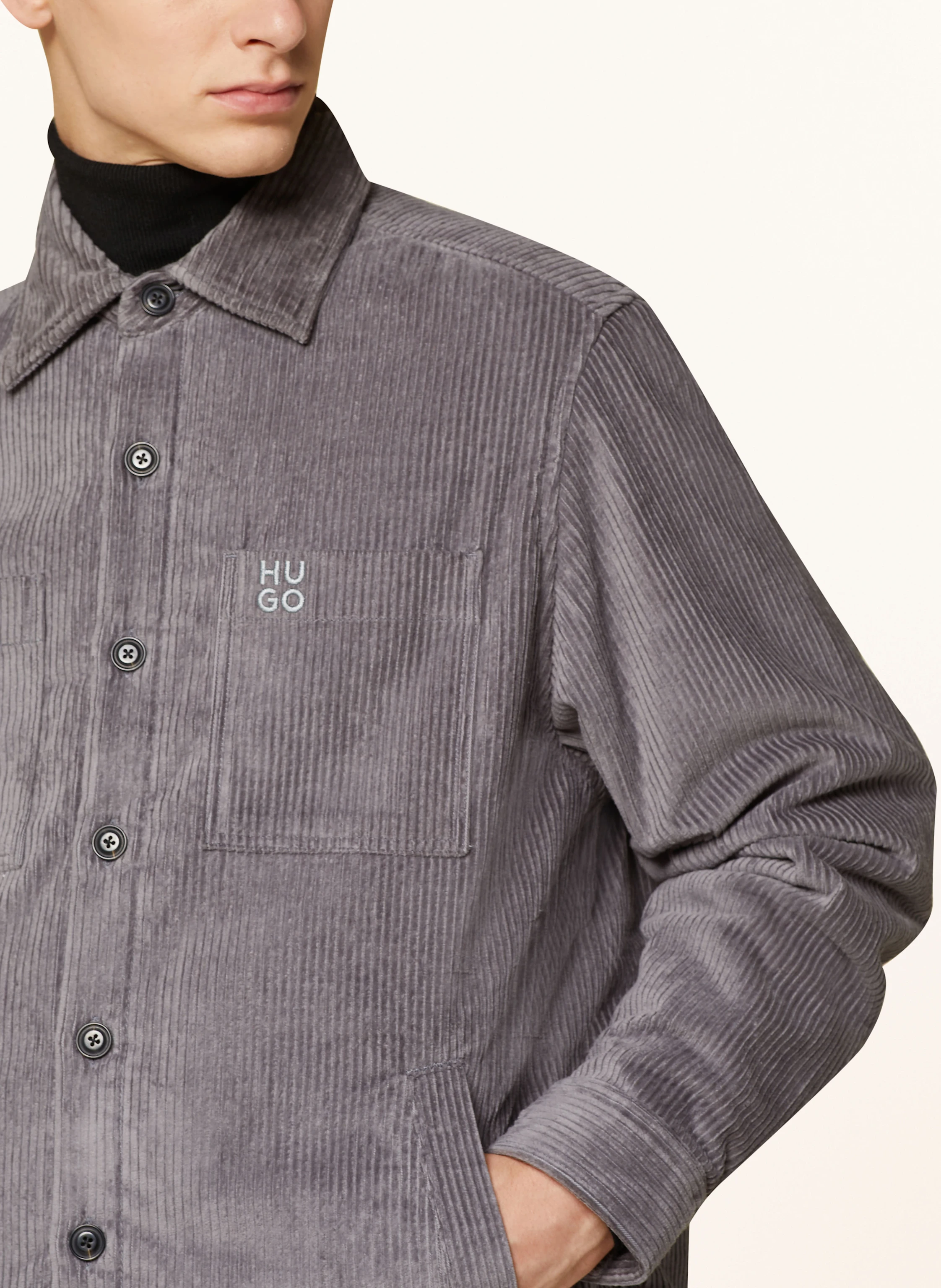 HUGO Overjacket EGRISO aus Cord