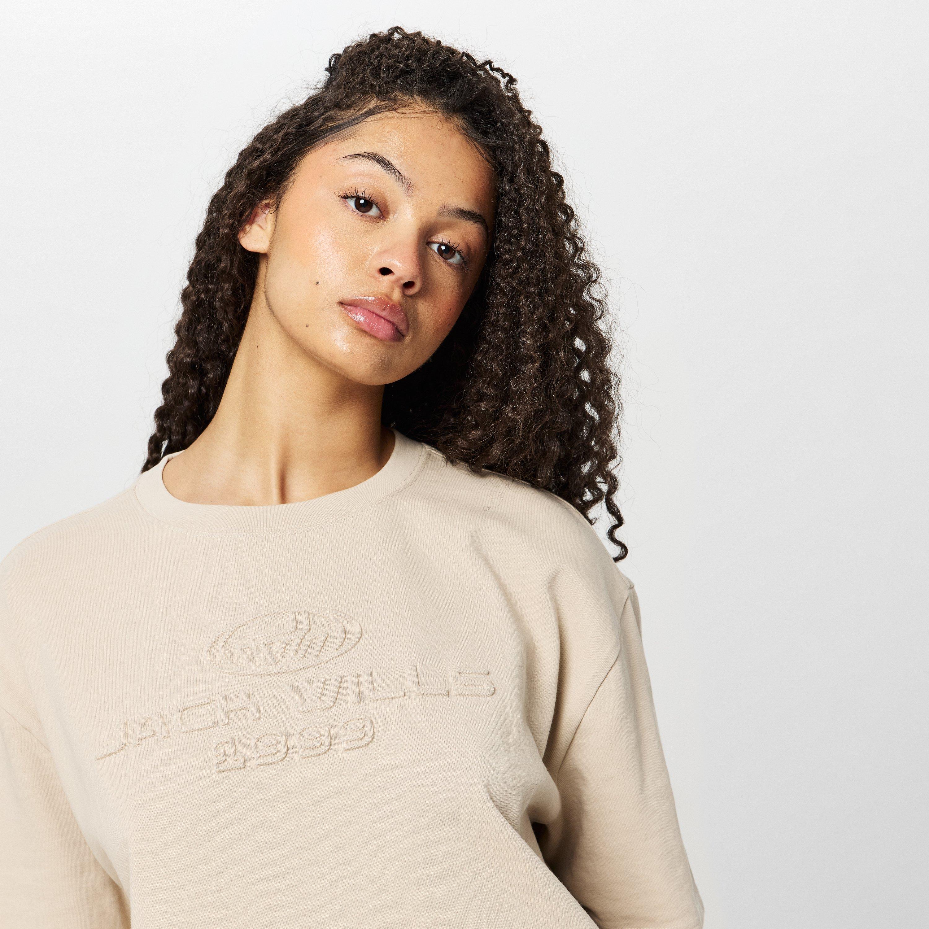 Jack Wills JW Embossed Logo T Shirt