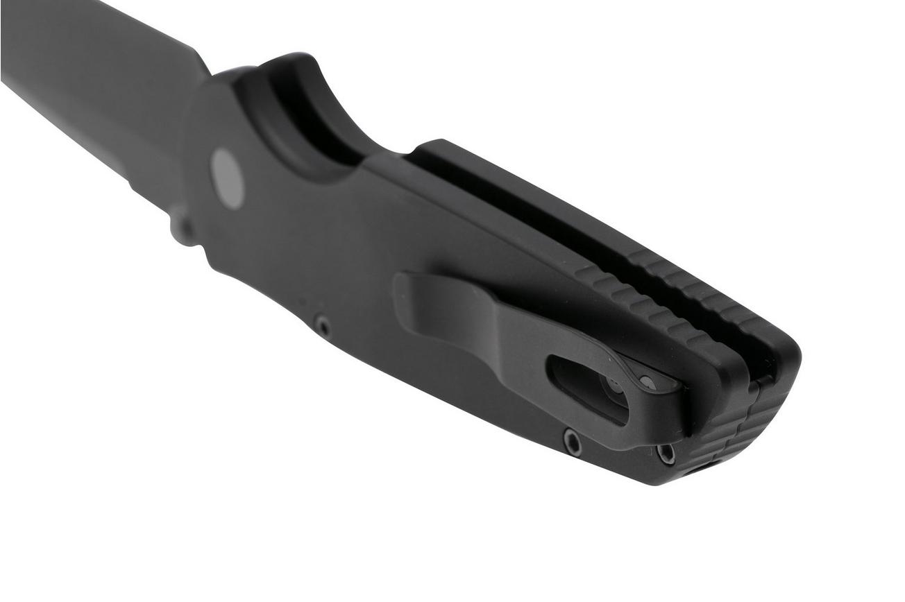 Pro-Tech TR-3 Integrity INT103, Black DLC CPM S35VN, Solid Black Manual Aluminum, zakmes