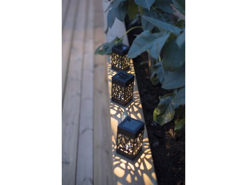 Star Trading Gartenlicht Izola Mini, Schwarz Dekolicht für den Aussenbereich