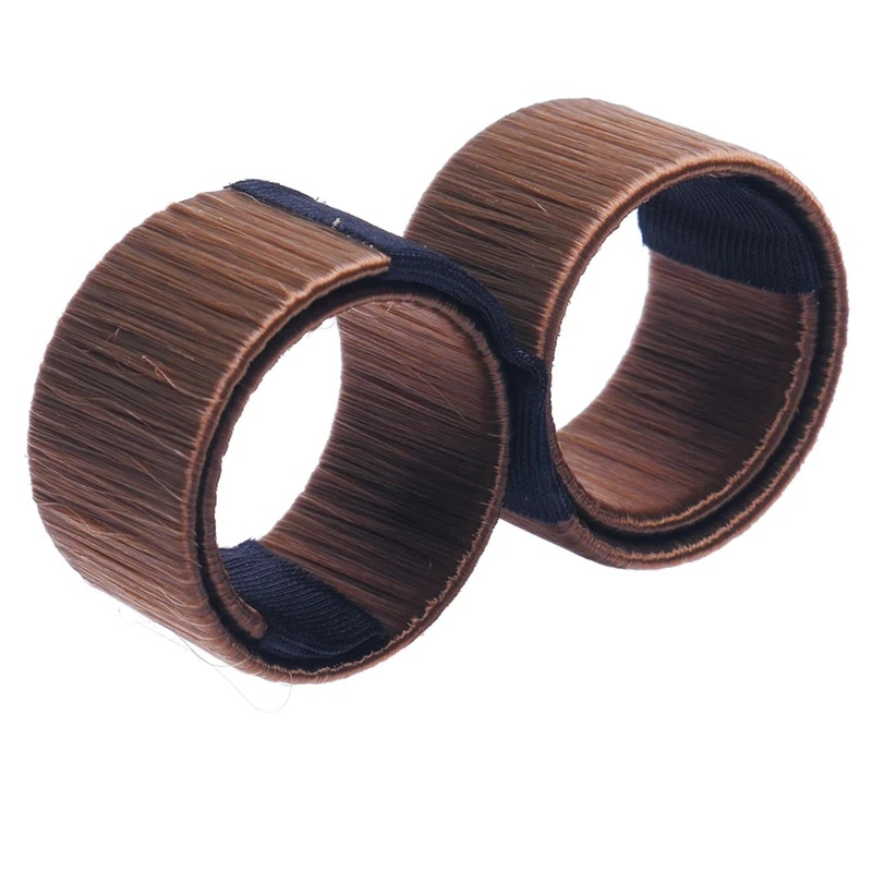 (210x25mm) Frisur Dutt Hilfe Styling Haarreif Bun Maker - Blond