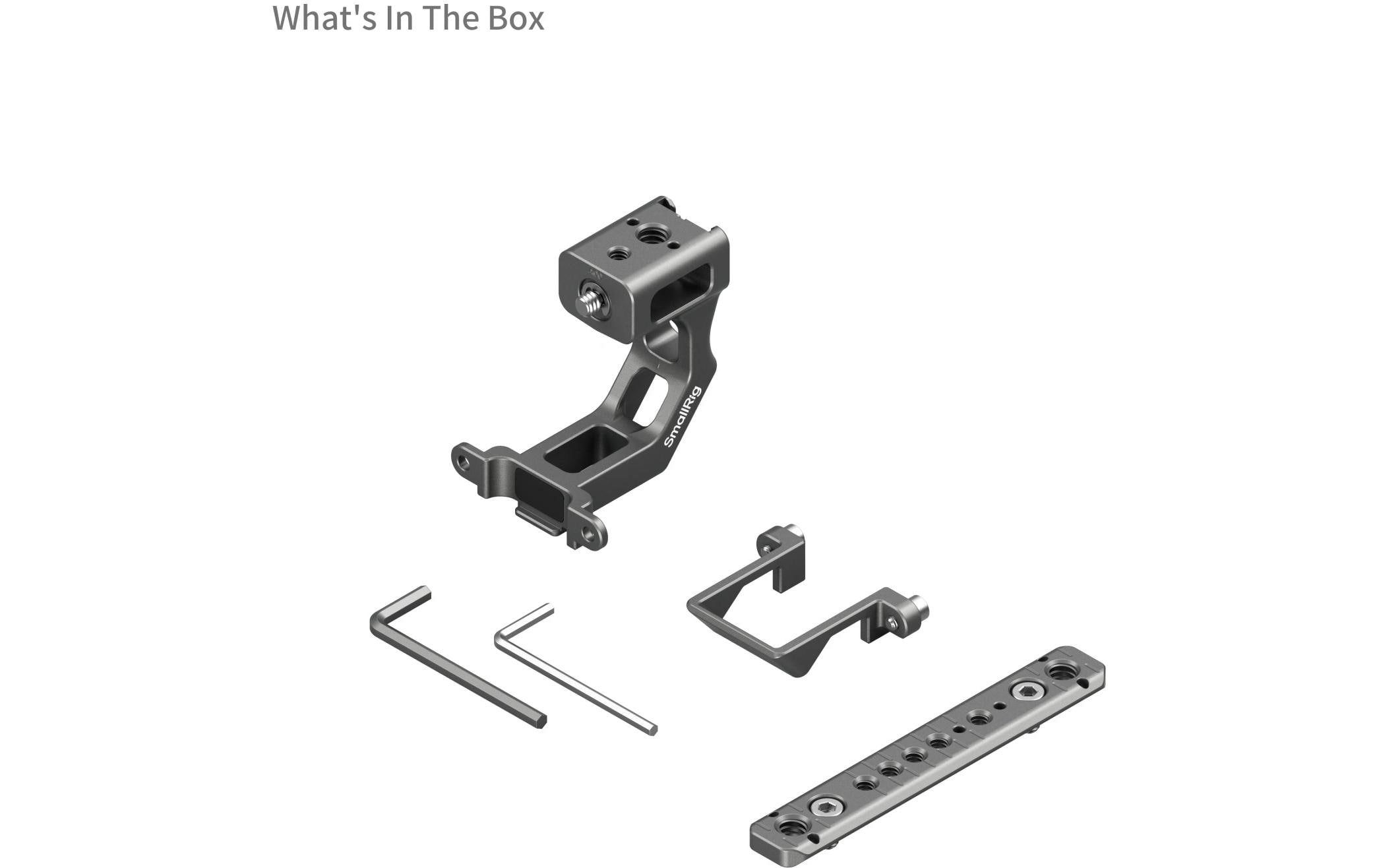 Verlängerungs-Montageplatten-Kit für Sony FX3/FX30 XLR-GriffMontageplatten-Kit mit verschiedenen Anschlussmöglichkeiten