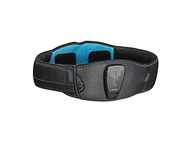 Compex Elektrostimulationsgerät Corebelt 5.0 Set S/M App-Gesteuerter Gürtel für Bauch und unteren Rücken