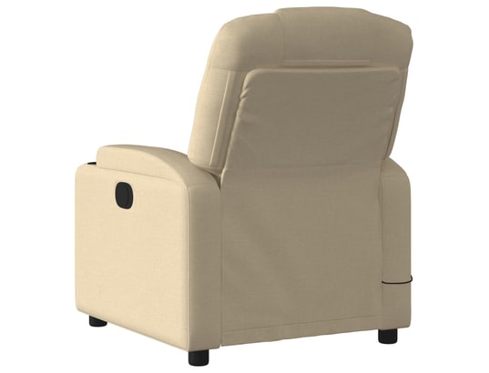 VIDAXL - Fauteuil Relaxation Fauteuil de massage inclinable - crème