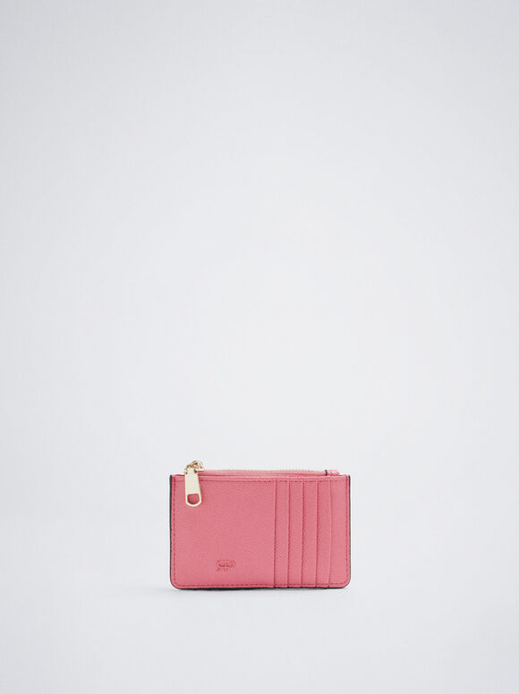 Porta-cartões básico - Rosa