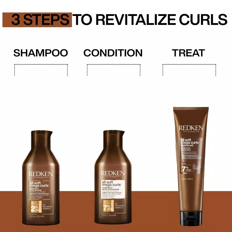 Redken All Soft Mega Curl Shampoo 300 ml