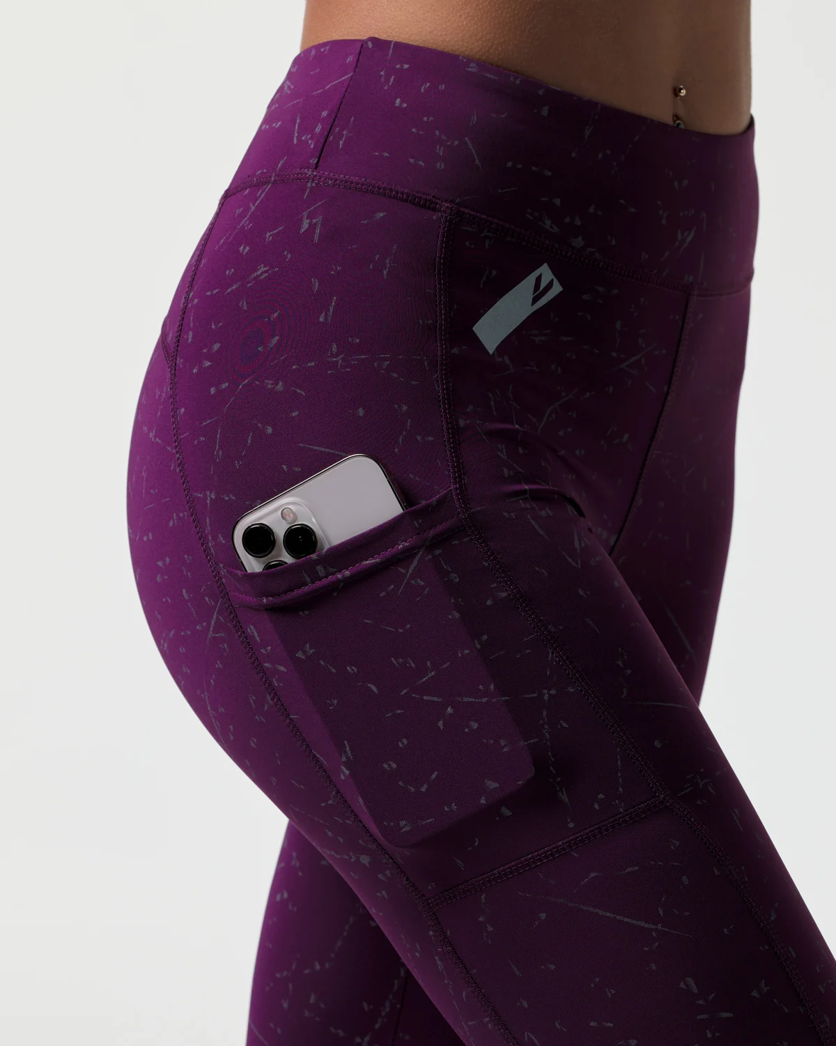 LEVITY Zodiac Reflective Tights Optic Stardust