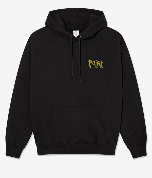Polar Dave Bear Hoodie (black)