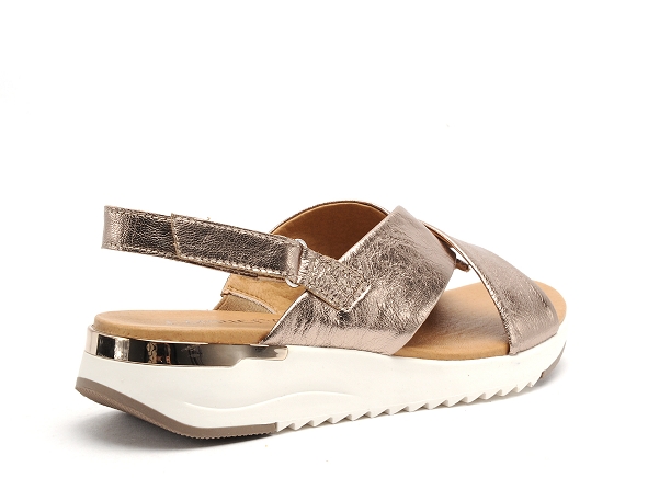 Caprice nu pieds plats femme 28702 bronze