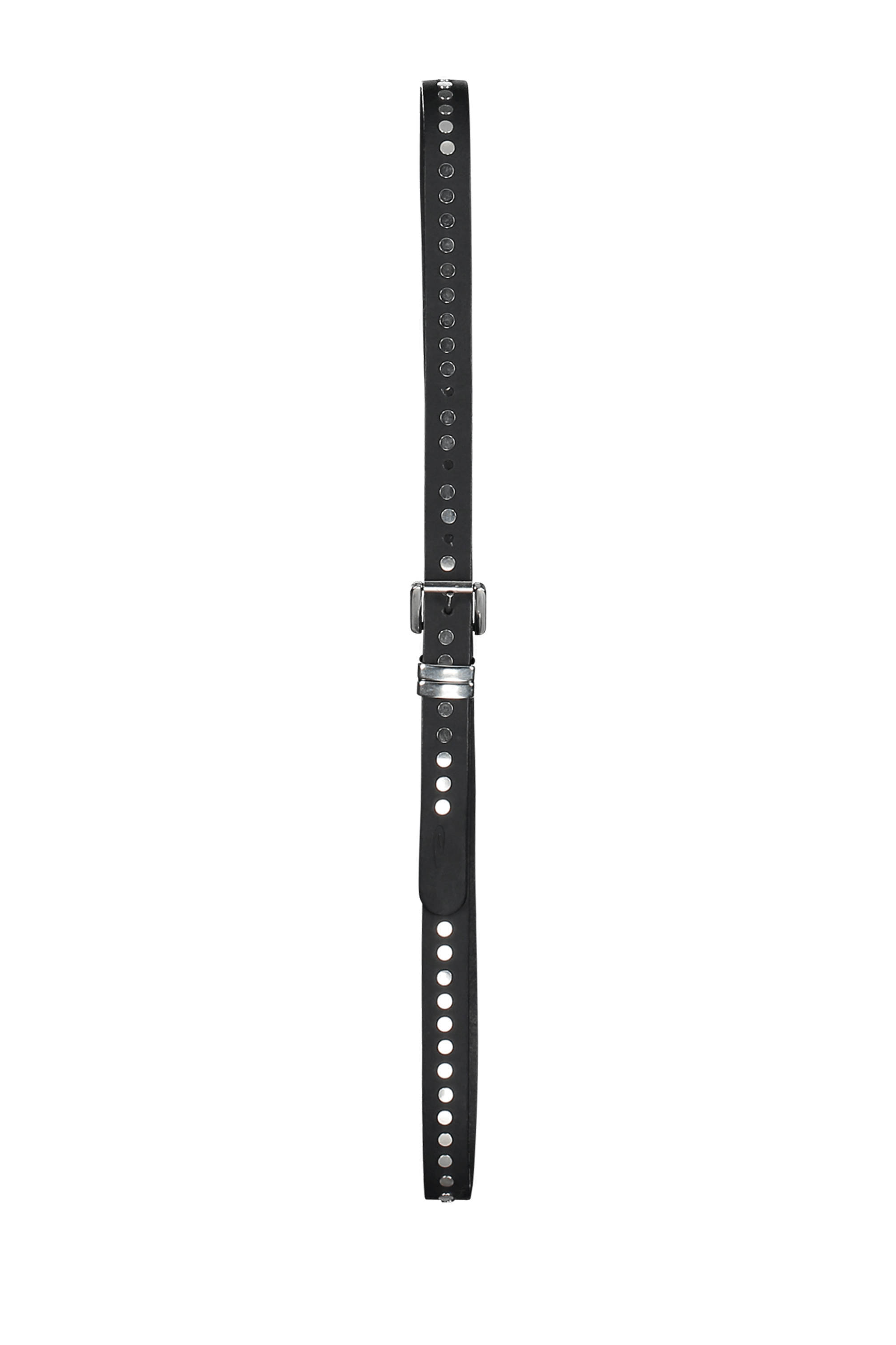 Expresso leren riem met studs zwart