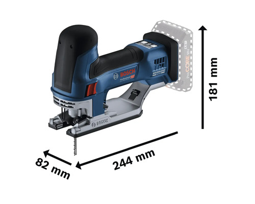 Bosch Professional GST 18V-155 SC accu decoupeerzaag, zonder accu en lader
