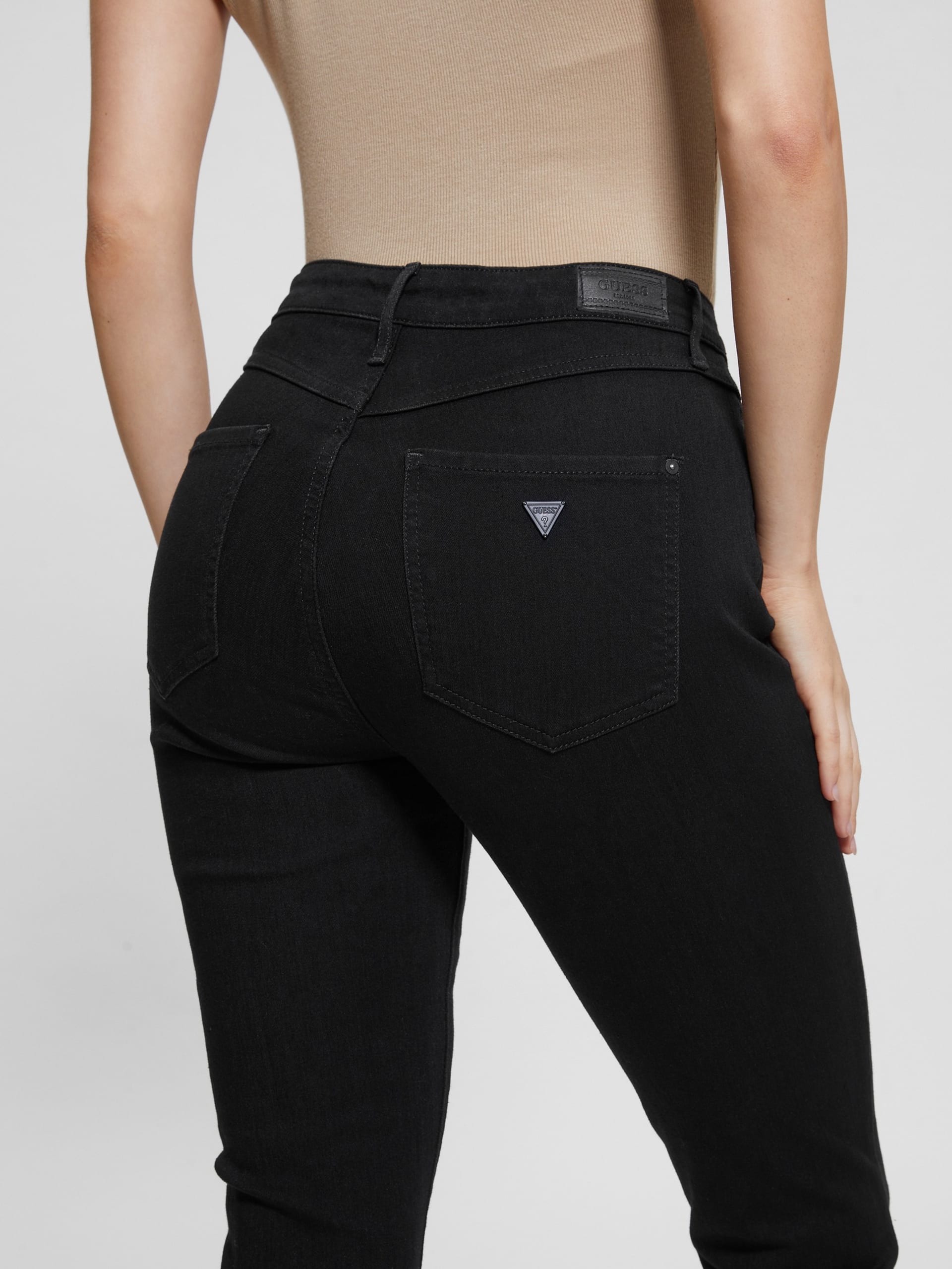 Calça jeans skinny preta de 1981