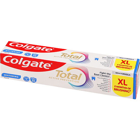 Tandpasta m. whitening effekt