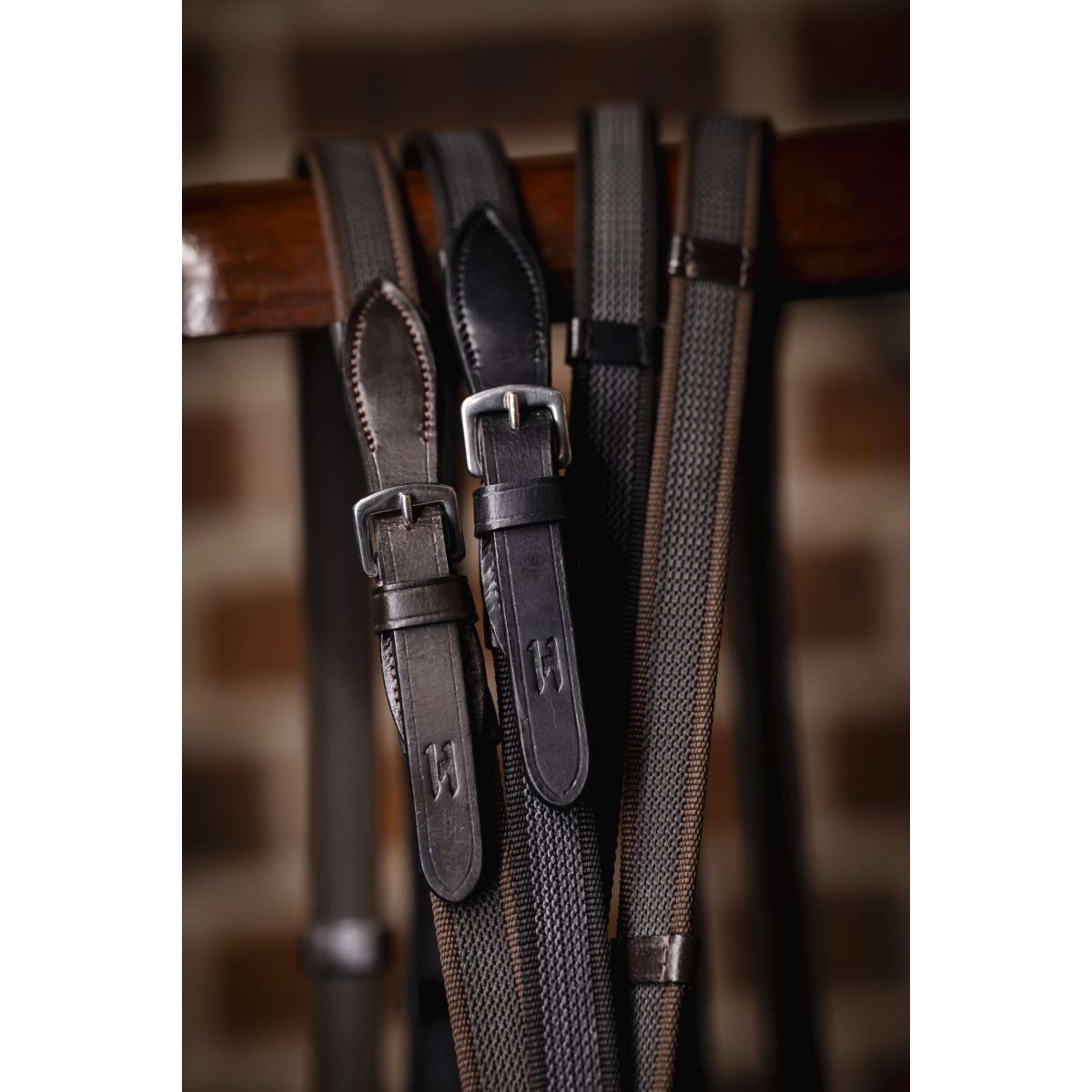 Horseware Teugels Rubber Grip Continental Bruin