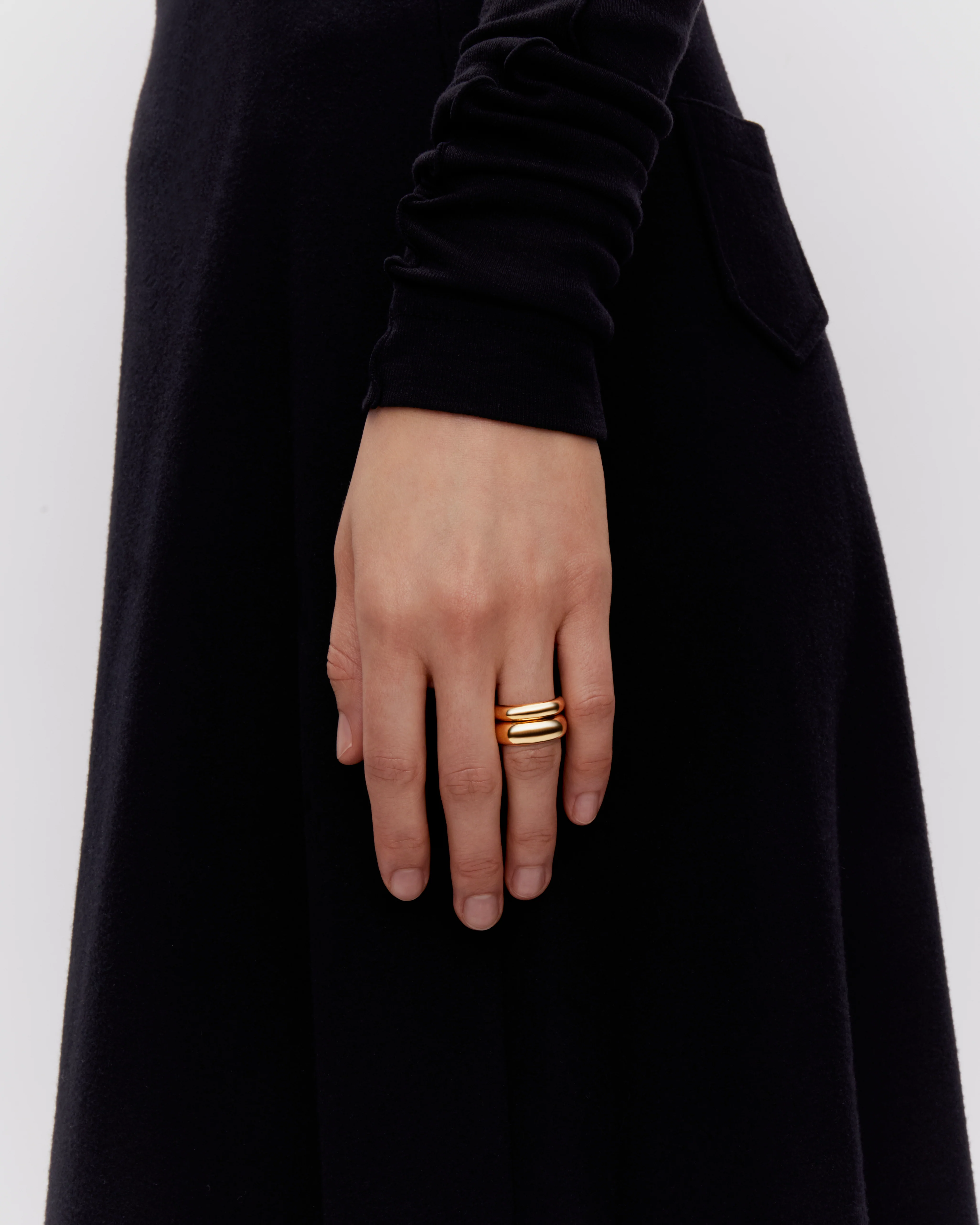 Maria Black  Omotesando Chunky ring - forgyldt
