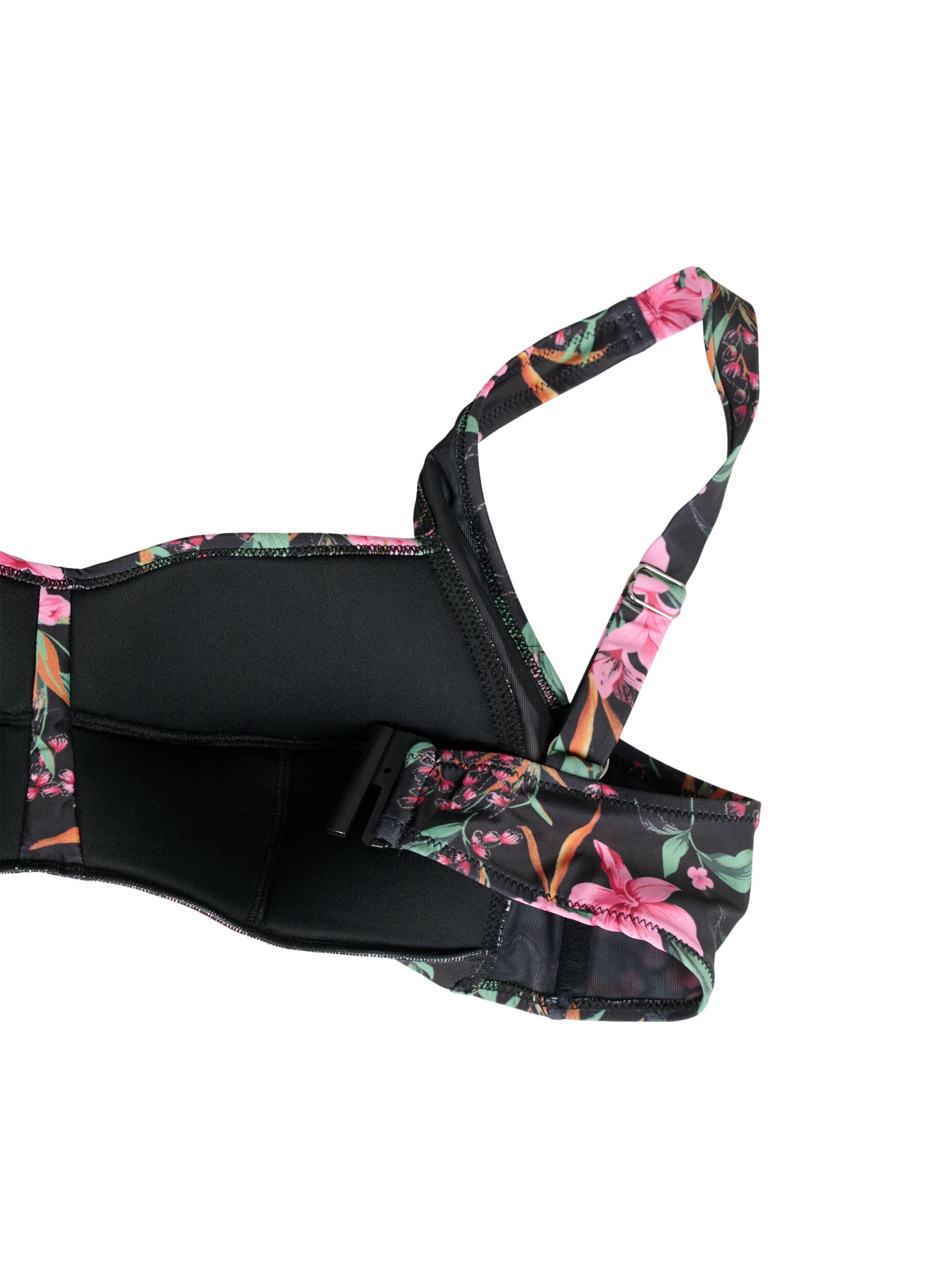 Printet bikini overdel