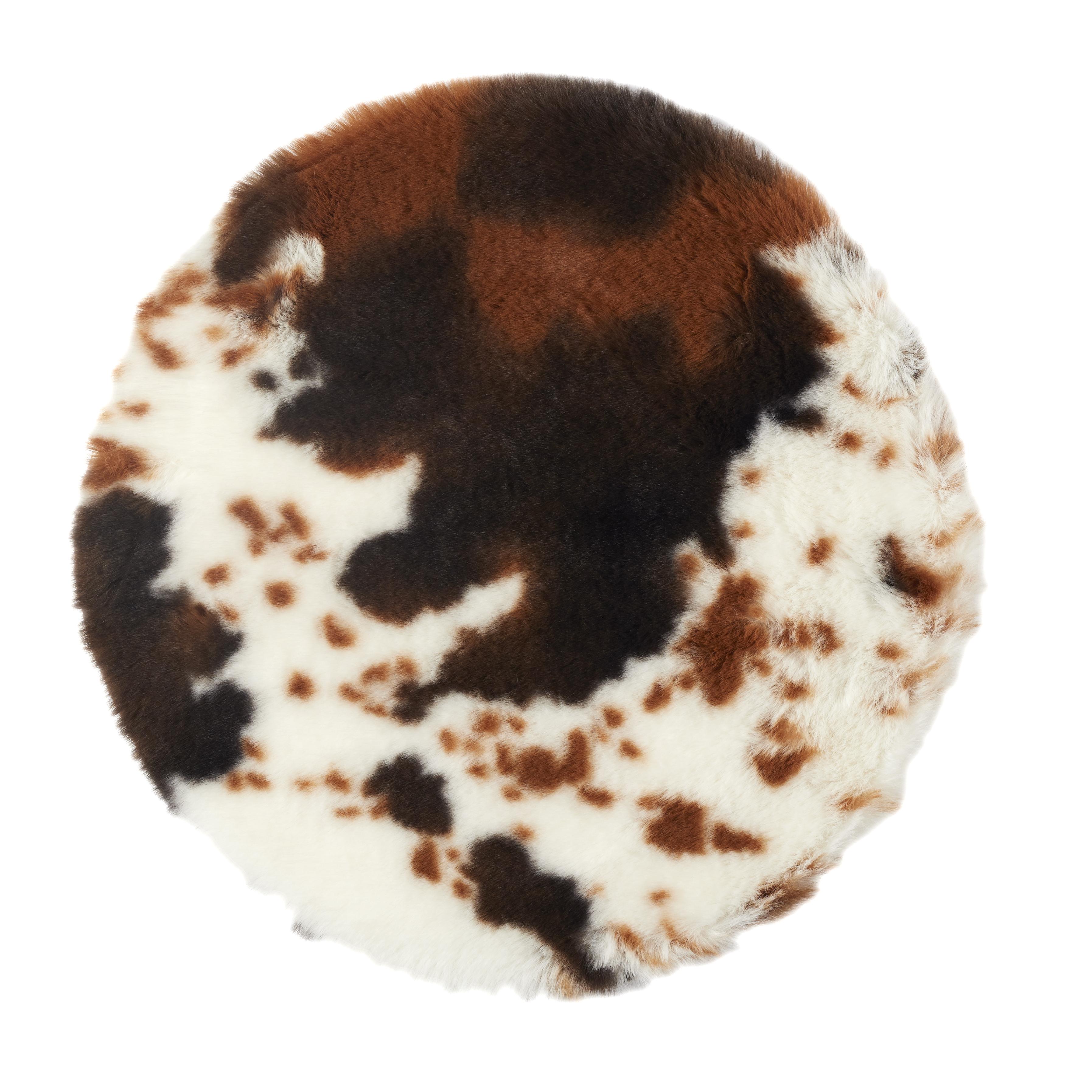 GALETTE IMITATION PEAU VACHE D.40CM
