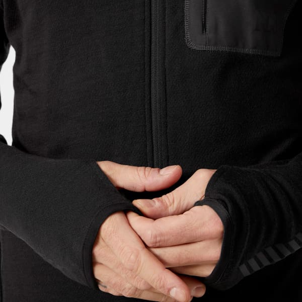 Veste polaire HELLY HANSEN LIFA MERINO MIDLAYER BLACK