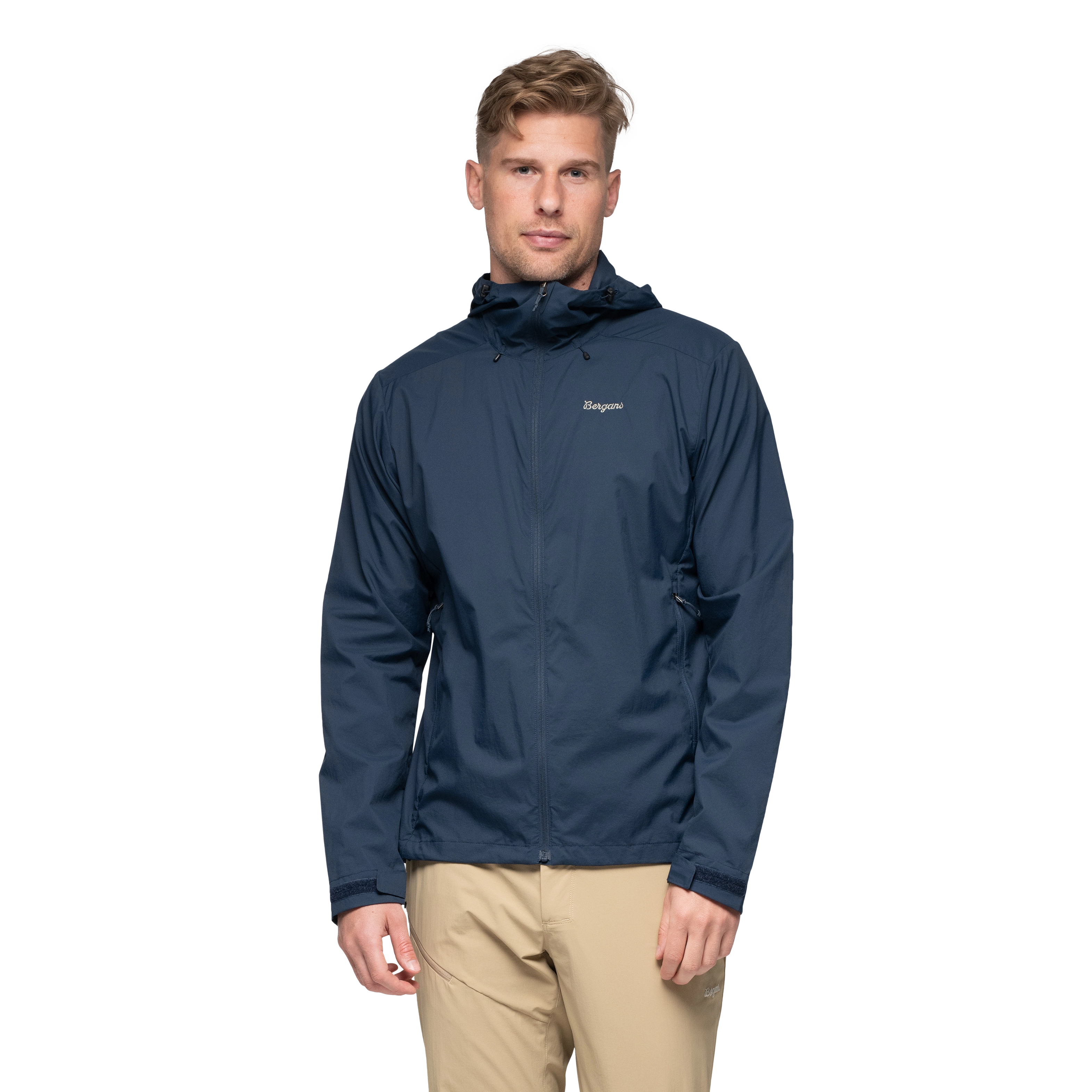 Rabot Windbreaker Jacket Men Navy Blue
