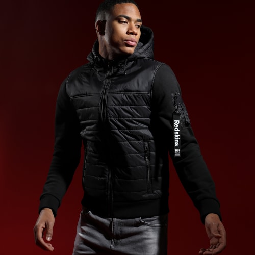 Veste Zippée Capuche Turner Zinc Noir