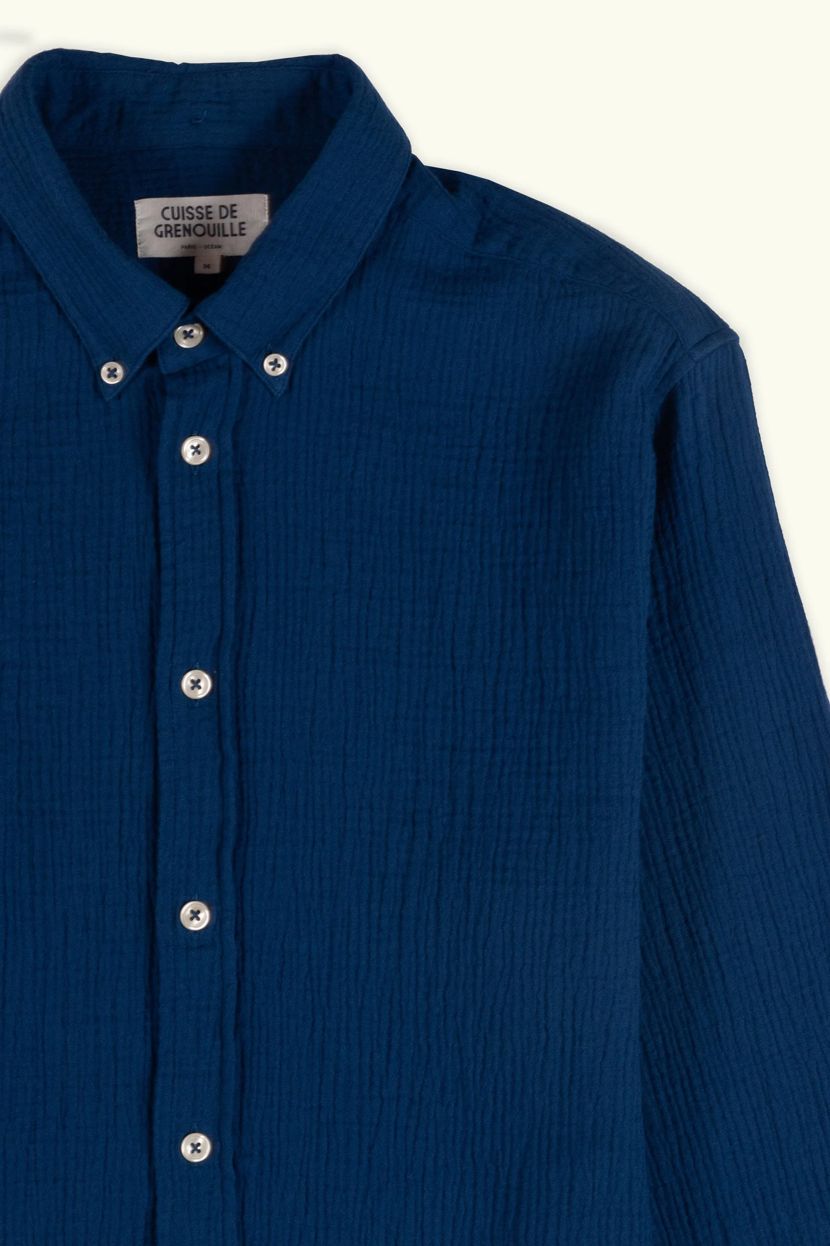 Chemisegaz de coton | Bleu