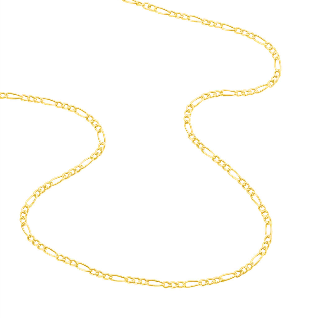 Chaîne Esra Maille Alternee 1/3 Or Jaune
