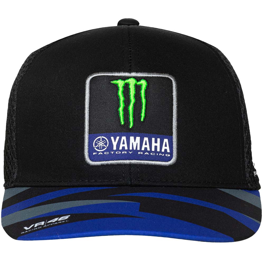 yamaha - Casquette Monster Energy Moto GP Noir / Bleu