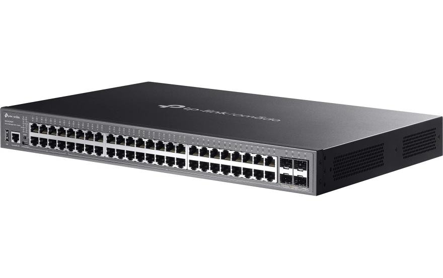 PoE++ Switch Omada SG5452XMPP 52 Port<br>TP-Link Omada SG5452XMPP Netzwerk-Switch Managed L3 Gigabit Ethernet (10/100/1000) Power over Ethernet (PoE) Schwarz