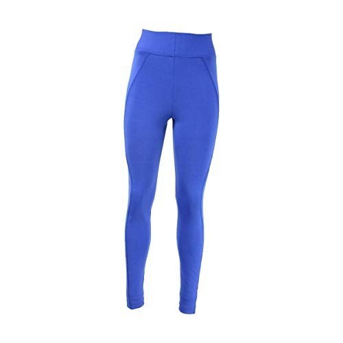 Calça legging de ciclismo feminina Momentum na cor azul ultramarino.